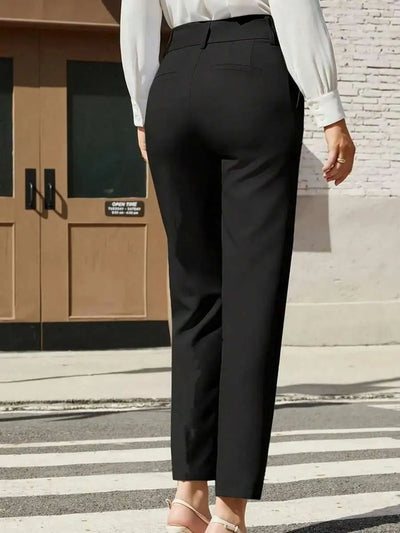 Casual high waist trousers